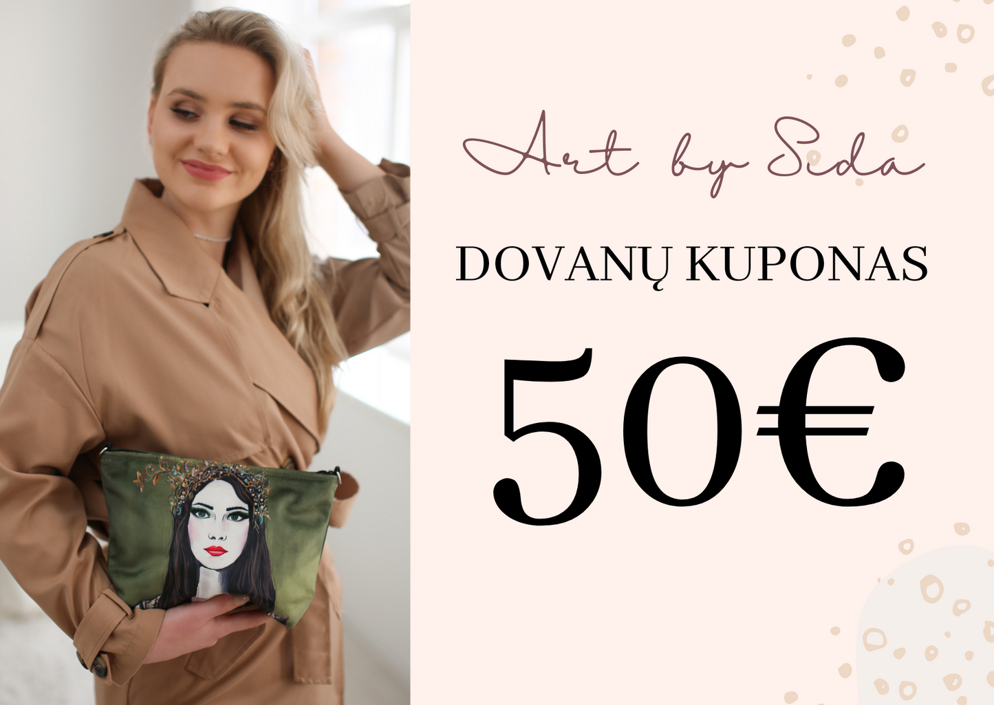 Elektroninis 50€ vertės dovanų kuponas