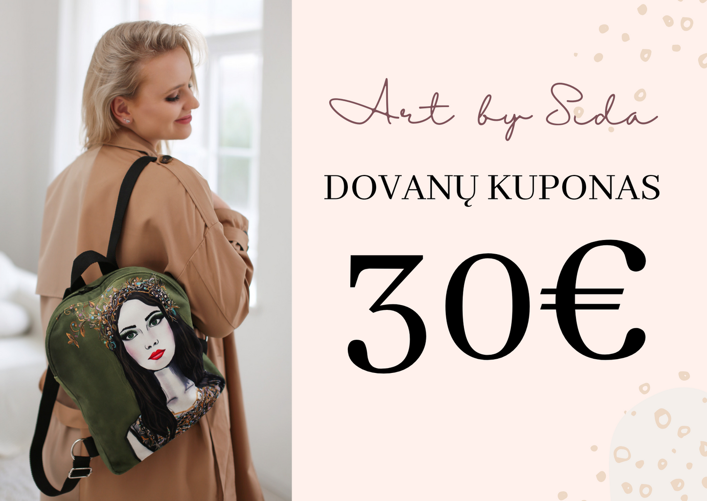 Elektroninis 30€ vertės dovanų kuponas