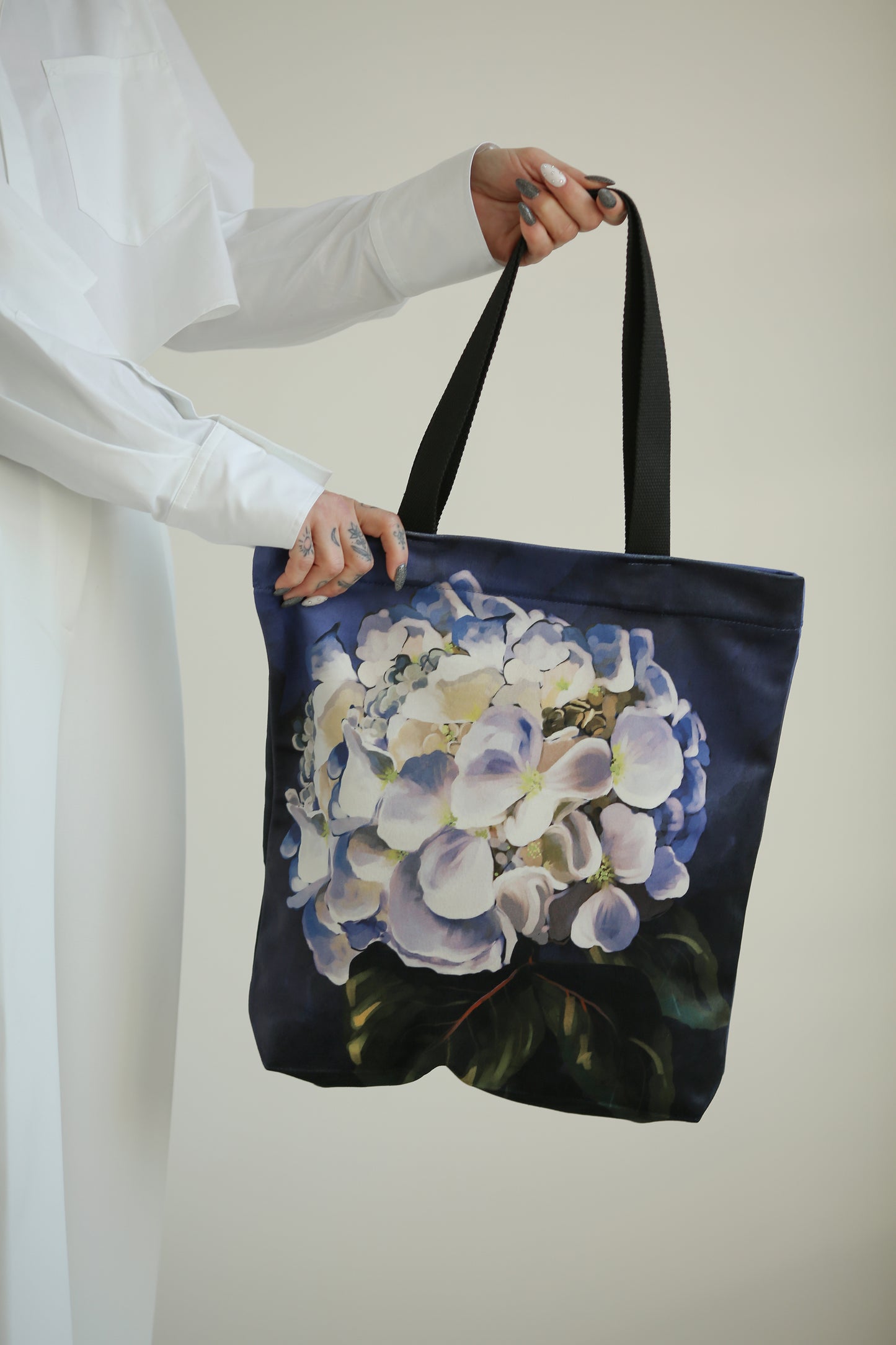 Krepšys-rankinė „Hortenzija“